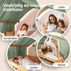 Hemel voor huisbed 135x320 cm eucalyptus met gouden Productafbeelding-voorbeeld 3
