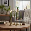 Relaxdays, juego de 6 velas LED estables, color verde Vista previa de la imagen del producto 2