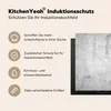 KitchenYeah© Herdabdeckplatte Beton - Grau - Gemustert - Produktbild-Vorschau 6