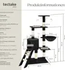 Kratzbaum Dominik 144 cm inklusive Treppe, 3 Spielmäusen Produktbild-Vorschau 5