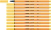 Fineliner - STABILO point 88 - Einzelstift - gelb Produktbild-Vorschau 14