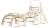 Buxibo Mini Klettergerüst – Holz Kletterbogen mit Rutsche Produktbild-Vorschau 10