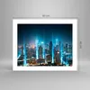 Poster - Poster ohne Rahmen - Stadt Nacht Straße - 50x40 cm Produktbild-Vorschau 4