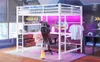 ELANDEPOT Hoogslaper 140 × 200 cm wit LED-verlichting USB- Productafbeelding-voorbeeld 20