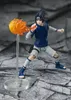 A figure of Sasuke Uchiha from Naruto is shown in a dynamic pose, performing a fire jutsu attack. Podgląd zdjęcia produktu