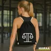 Huuraa Turnbeutel Waage Sternzeichen Symbol 12 Liter Black Produktbild-Vorschau 2