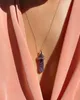 LAVISA Obelisk edelsteenkraag, zilver, met hanger, echte Productafbeelding-voorbeeld 10