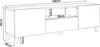 Table TV 'Torsby' avec 3 portes 140 x 30 x 46 cm anthracite Voir les images du produit 6