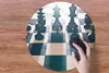 MuchoWow® Mauspad Mousepad Die schwarzen Schachfiguren auf Produktbild-Vorschau 3