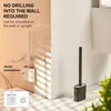 Scopino in silicone per WC, montaggio a pavimento, bianco Anteprima dell’immagine prodotto 7