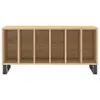 vidaXL Skrinka na taniere Sonoma dub 100x38x48 cm odvodený Náhľad obrázku produktu 3