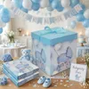 Baby Geschenkbox Geburt Babyshower Taufe Geschenkverpackung Produktbild-Vorschau 1