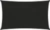vidaXL Sun Sail 160 g/m² Black 3x6 m HDPE Náhľad obrázku produktu 8