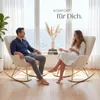 houpací křeslo tectake® Swing 70 x 93 x 100 cm, nosnost 120 Náhled obrázku produktu 16