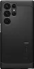 A black phone case with a kickstand is shown from the back. Anteprima dell’immagine prodotto