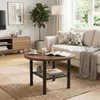 COSTWAY, table basse ronde, table d'appoint pour salon, Voir les images du produit 9