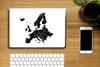 MuchoWow® Laptop Aufkleber Sticker Cover Karte von Europa - Produktbild-Vorschau 2