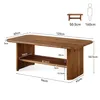 Table basse, 120 cm table d'appoint, table de salon en bois Voir les images du produit 8