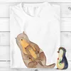 Mr. & Mrs. Panda T-Shirt Otter Kind - Weiß - Geschenk, Produktbild-Vorschau 3