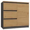 Topeshop 1D3S ANT/ART BA KPL, Anthrazit, Eiche, 3 Produktbild-Vorschau 7