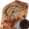 Alienwork Armbanduhr Herren Damen Braun Holz-Armband Produktbild-Vorschau 2