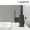 LOS ANGELES Waschtischarmatur, Schwarz matt Produktbild-Vorschau 10