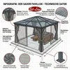 Pavillon Gartenpavillon 3x4,2m  Sahor anthrazit Aluminium Produktbild-Vorschau 6