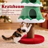 Arbre à chat COSTWAY de 130 cm, design sapin de Noël, Voir les images du produit 6