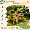 HAGO24 Kindersitzgruppe Sitzset Kinderbank Picknicktisch Produktbild-Vorschau 4