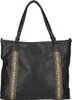 XL großer Damen Shopper Umhängetasche Tasche Leder Optik Produktbild-Vorschau 3