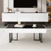 Merax  Wohnzimmermöbel Set mit minimalistische Couchtisch Produktbild-Vorschau 7