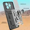 An exploded view of a phone case with various components labeled. Produktbild-Vorschau