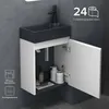 doporro Mobile Bagno Sospeso con Lavabo Set di Mobili da Anteprima dell’immagine prodotto 4