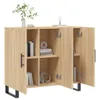 vidaXL Príborník Sonoma Dub 90x34x80 cm odvodený výrobok z Náhľad obrázku produktu 4