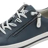 Jana Damen Sneaker flach mit Reißverschluss Vegan, Navy, 39 Produktbild-Vorschau 7