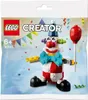 A LEGO Creator polybag featuring a birthday clown build. Produktbild-Vorschau