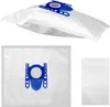 A set of vacuum cleaner bags and a microfilter. Produktbild-Vorschau