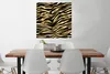 MuchoWow® Poster Muster - Zebra - Gold 75x75 cm - Wand Produktbild-Vorschau 2