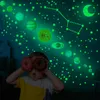 14 stücke Leuchtende Planeten Wandaufkleber Glow in The Produktbild-Vorschau 8