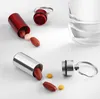 kwmobile 2x Metall Pillendose - 4,8 x 1,7 x 1,7 cm - Produktbild-Vorschau 9