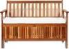 vidaXL Banc de rangement de jardin en bois d'acacia massif Voir les images du produit 18