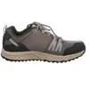 A side view of a single gray sneaker against a white background. Produktbild-Vorschau