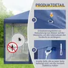 ALIGHTUP Pavillon pliable 3 x 3 m, pavillon pop-up avec 4 Voir les images du produit 8