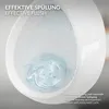 LuxeBath Urinal Weiß Zulauf von hinten Hochwertige Keramik Produktbild-Vorschau 4