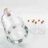Sklenené fľaše Relaxdays, sada 8 ks, korkový uzáver, 150 Náhľad obrázku produktu 5