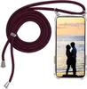 A phone case with a lanyard is shown with a picture of a couple on the phone screen. Produktbild-Vorschau