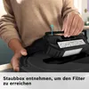 Filtro Bosch BHZRF3, filtro, aspirapolvere robot, nero, Anteprima dell’immagine prodotto 4