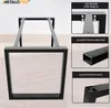 A product collage showing table legs, close-ups of its features, and material. Anteprima dell’immagine prodotto