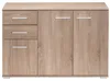 CASARIA® Kommode mit 3 Türen 2 Schubladen 107x75x35cm Holz Produktbild-Vorschau 7