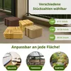 Floranica Holzfliese 1 Stk. 30 x 30 cm Natur Produktbild-Vorschau 5